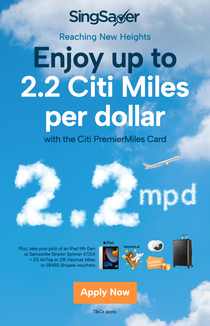 Citi PremierMiles 2.2mpd