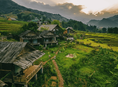 Sapa_s rice terraces, a must-see attraction for a taste of how the locals live.