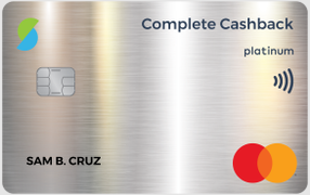 parts of a credit card - security bank complete cashback