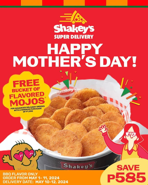 mother's day surprise ideas - shakey's