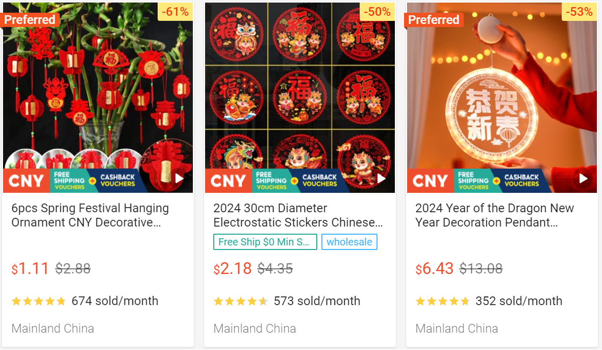 Shopee Chinese New Year Decorations