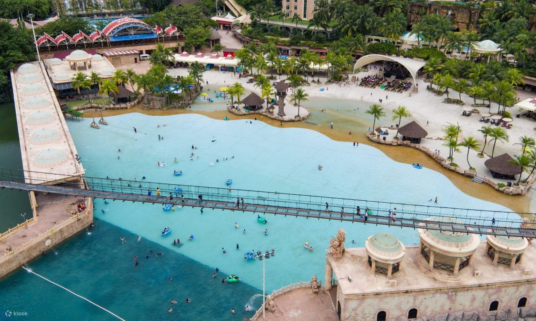 Sunway Lagoon, a water theme park tourist attraction in Malaysia