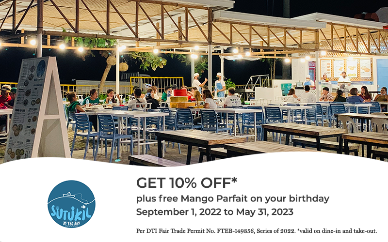 credit card dining promo - security bank sutukil by the bay