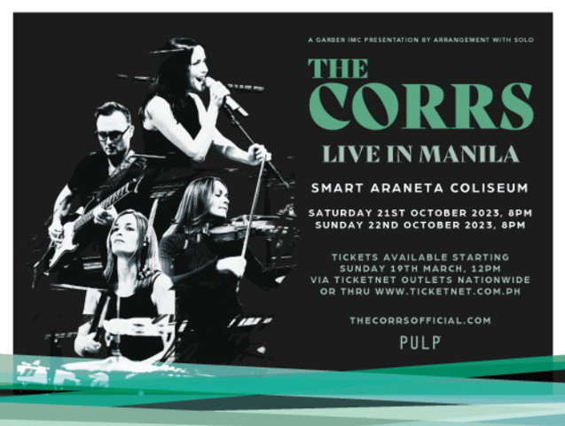 concerts and fan meeting events in the Philippines - the corrs