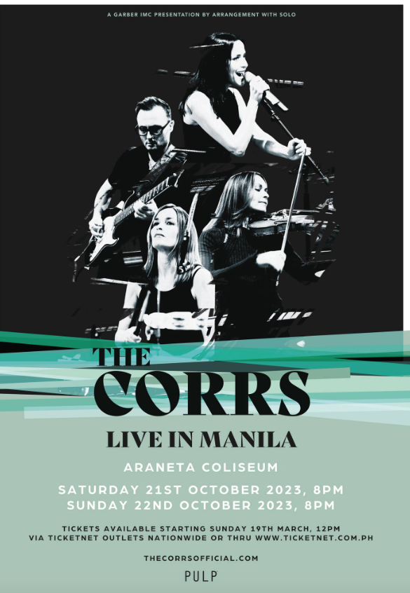 concerts and fan meetings in the Philippines - the corrs