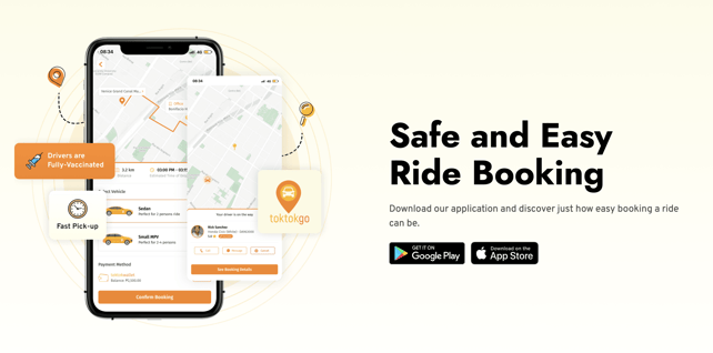 ride-hailing app philippines - toktok