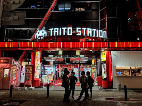 Taito Station offers a wide variety of games, from classic arcade favourites to the latest video game releases