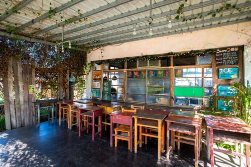 The Dulan Sugar Factory Café in Taitung, Taiwan