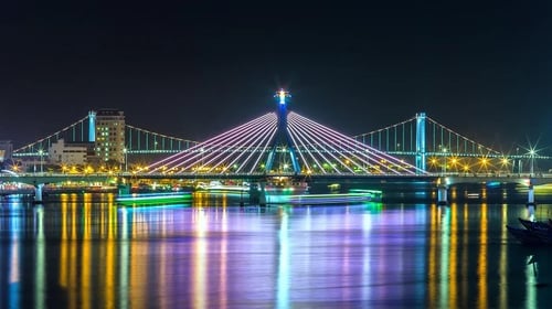 The Han River Bridge in Da Nang