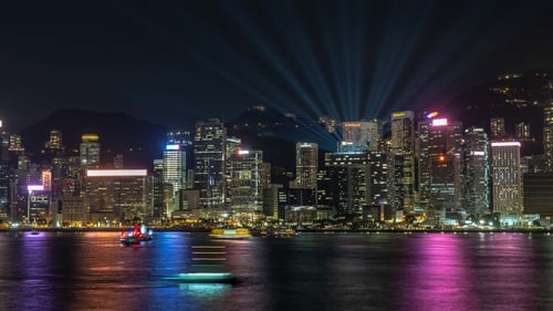 The Symphony of Lights in Hong Kong