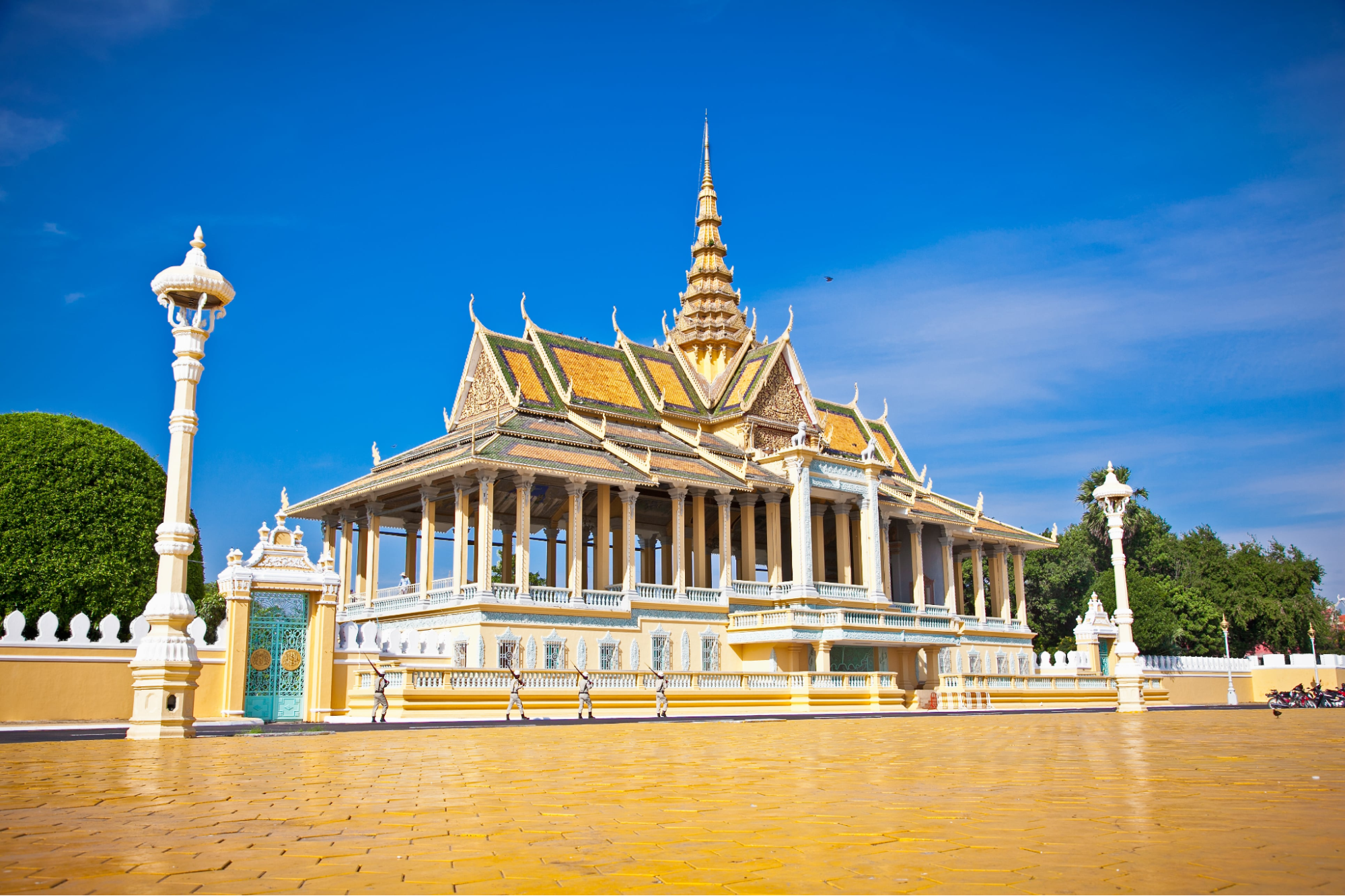 The exterior of the Royal Palace in Phnom Penh