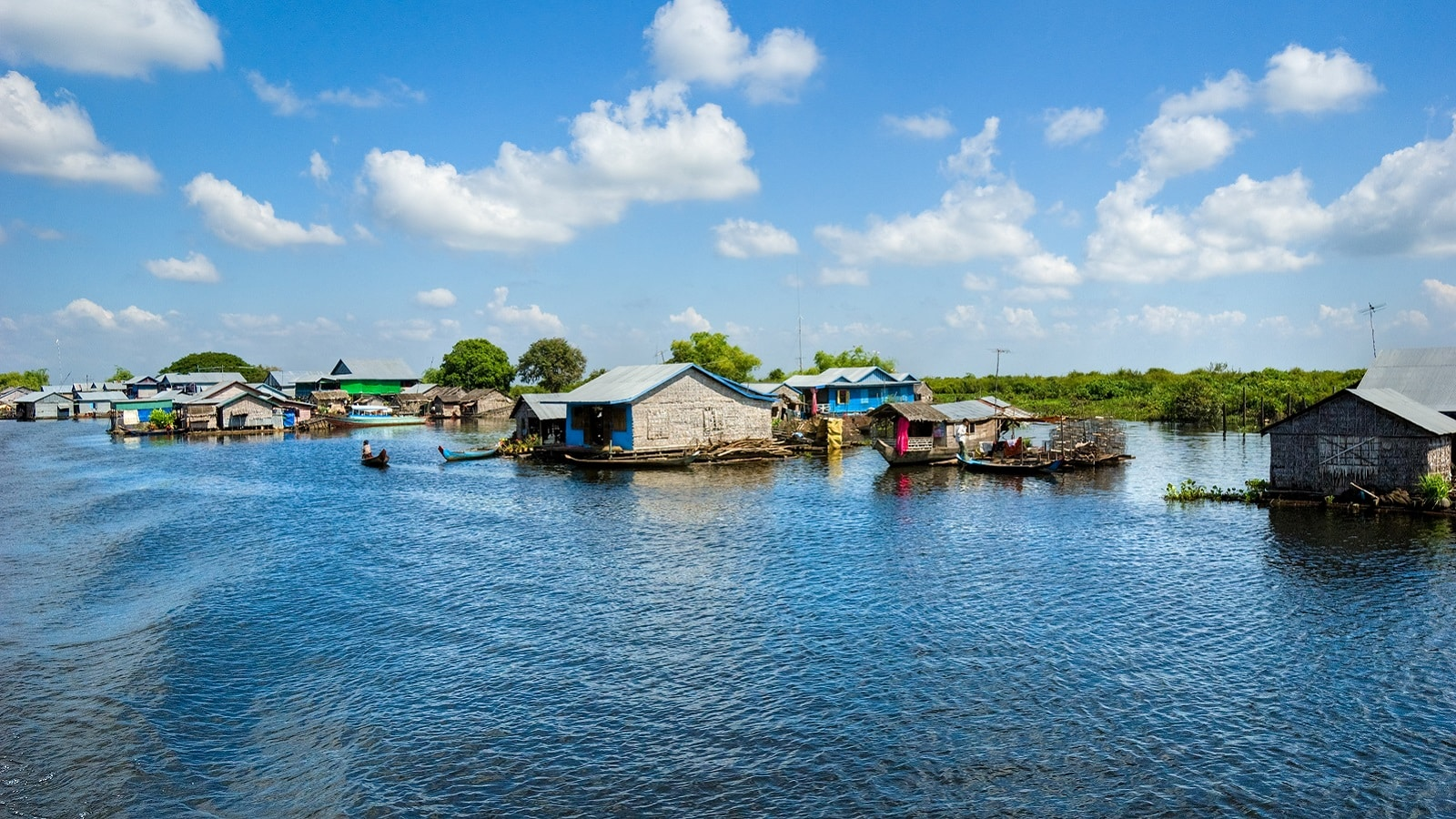 The floating villages of Tonle Sap Lake