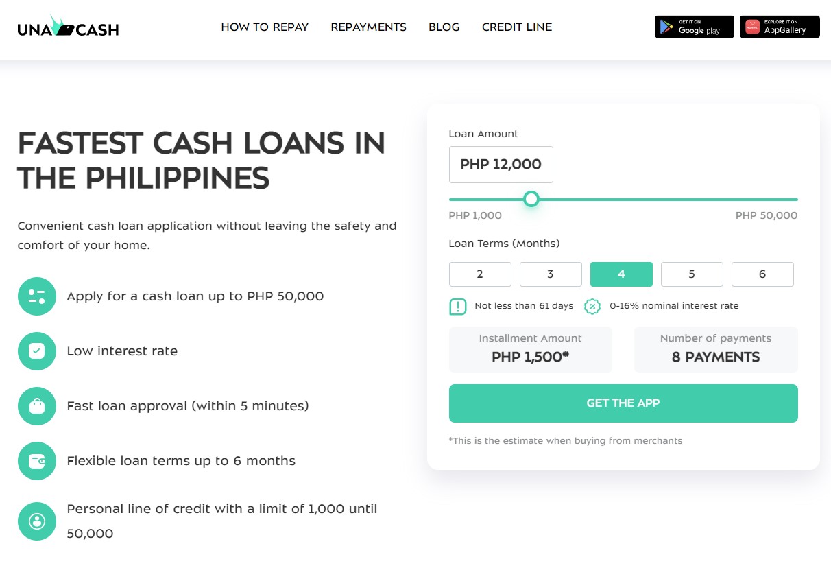 legit online loans - UnaCash