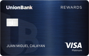 parts of credit card - unionbank rewards