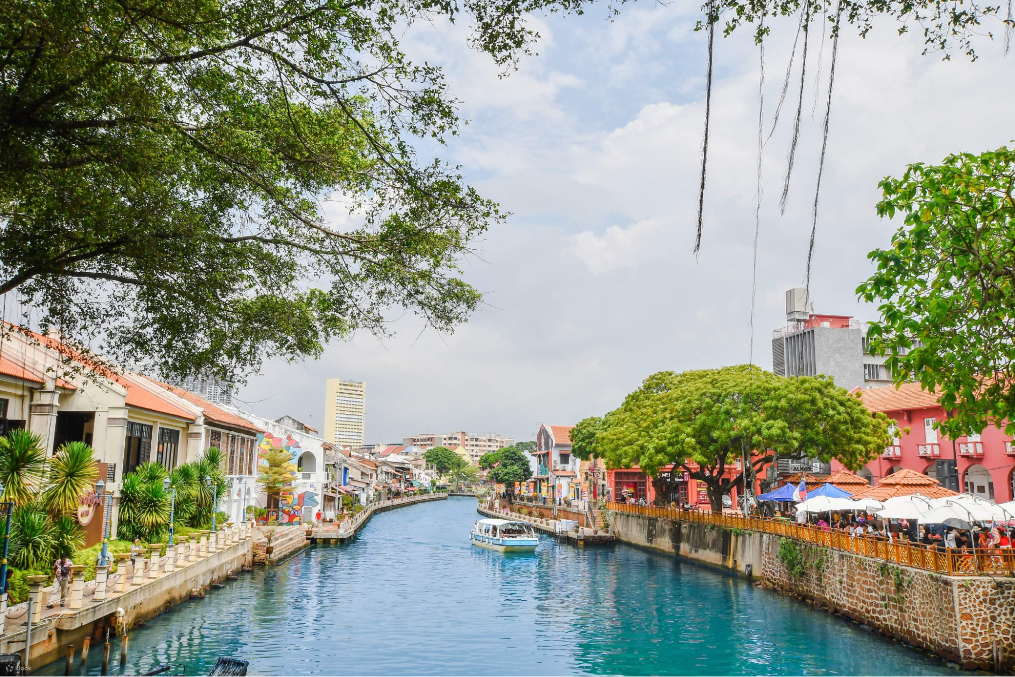 View of the Malacca River, one of Malacca’s city attractions