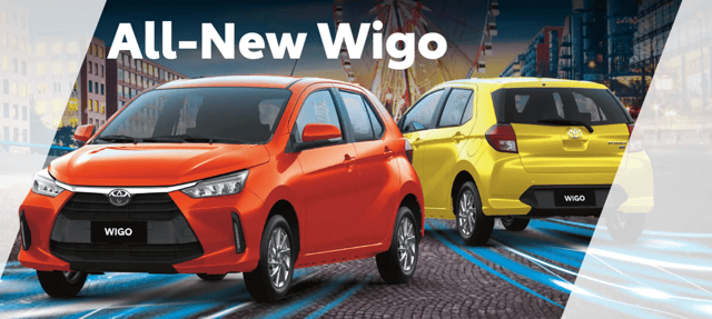 low down payment cars - toyota wigo