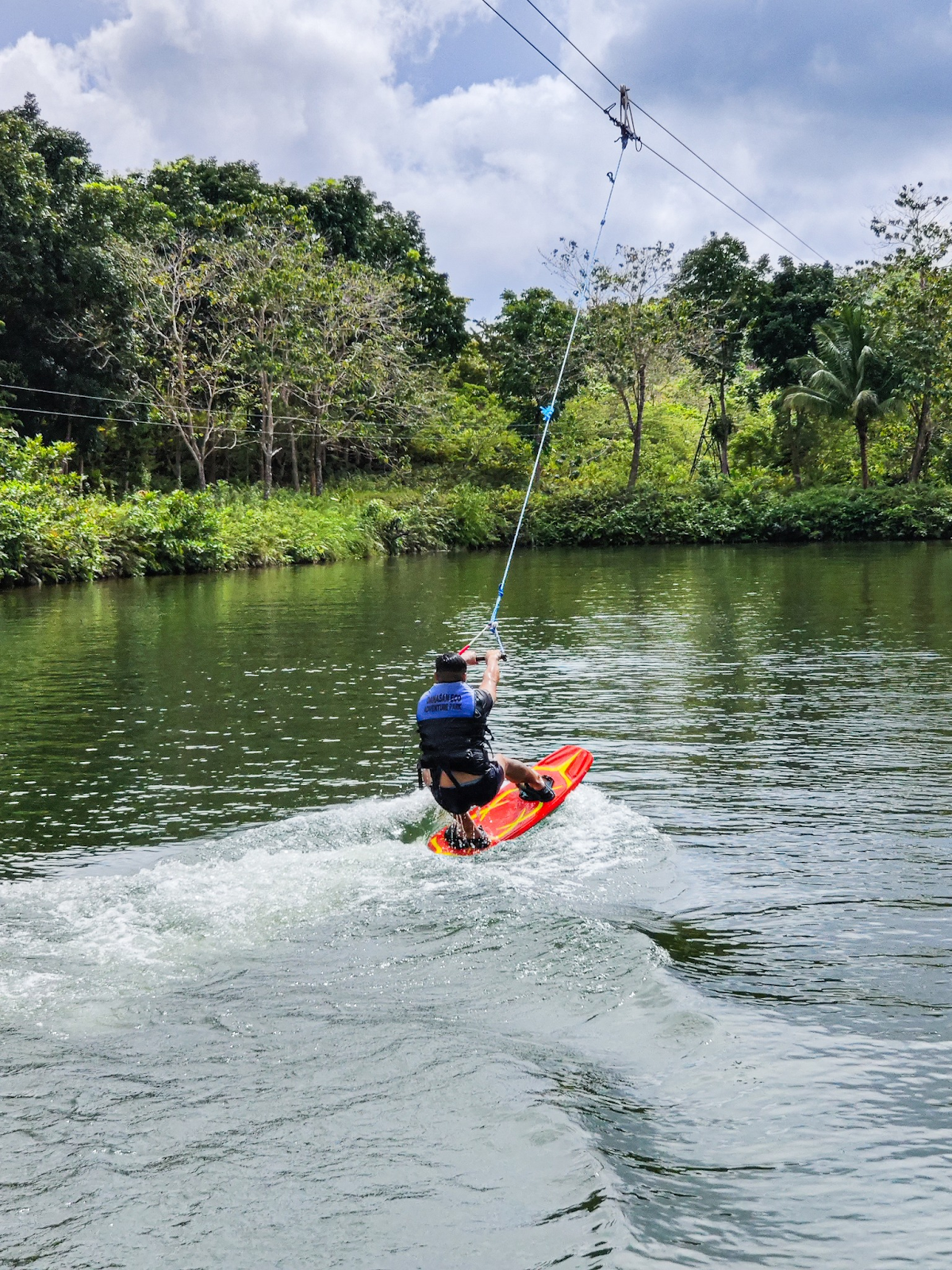 Wakeboarding at Danasan Eco Adventure Park Danao Cebu