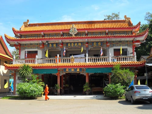 Wat Thawon Wararam, a tourist attraction in Hat Yai