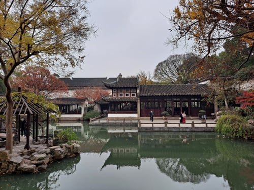 Waterfront view of Lingering Garden