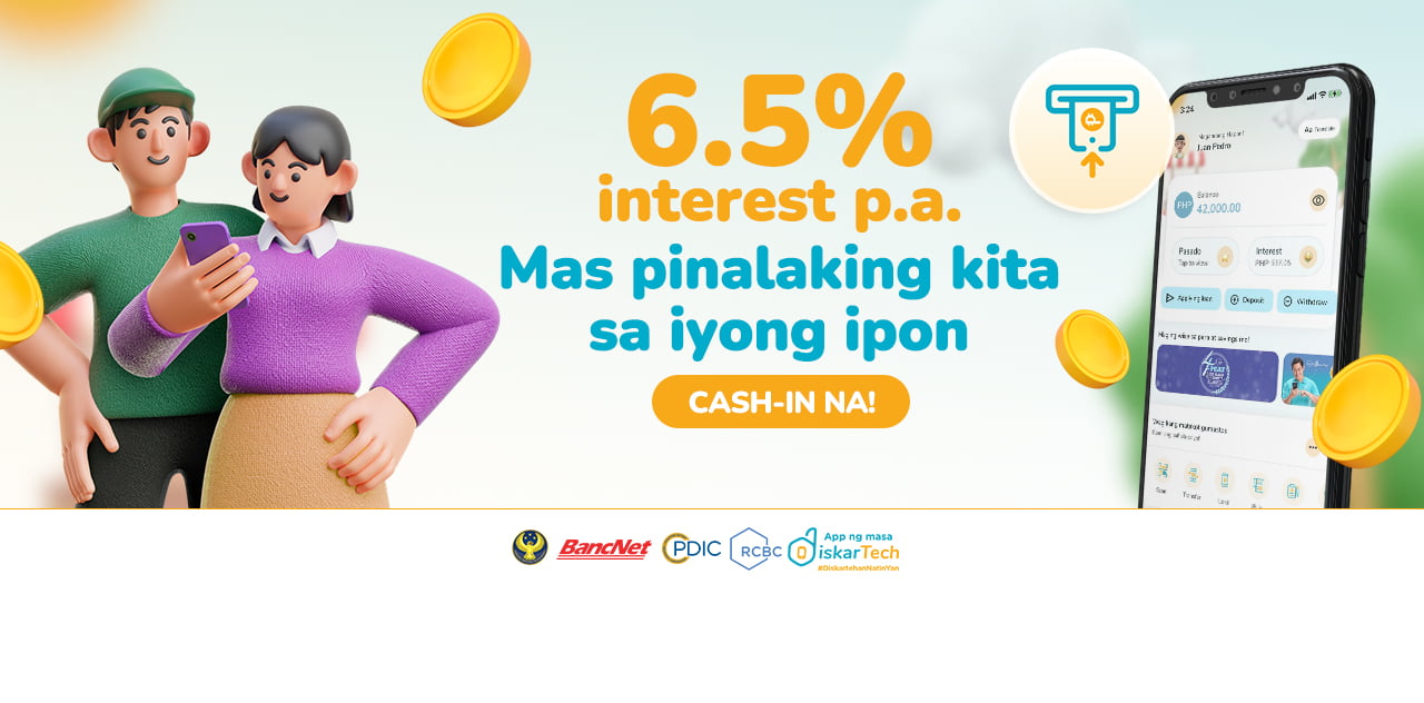high interest savings account philippines -DiskarTech Savings Account