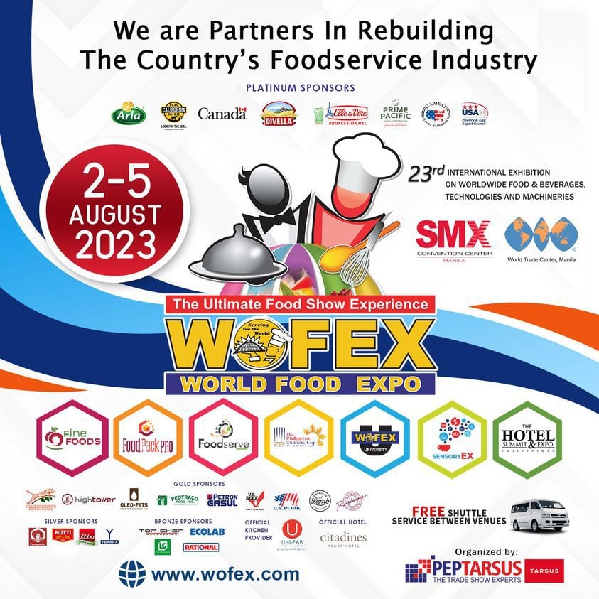 trade shows and franchise expos in the philippines 2023 - world food expo 2023