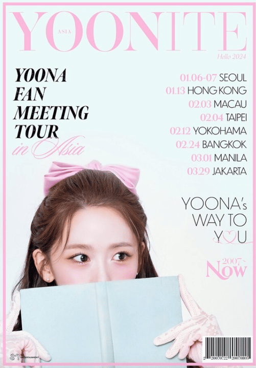 concerts and fan meeting events in the Philippines - yoona