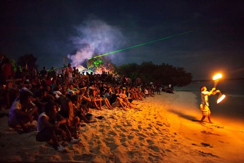 a full moon party on gili trawangan, a thing to do in lombok