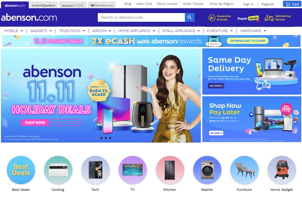 list of online shopping sites in the philippines 2023 - abenson