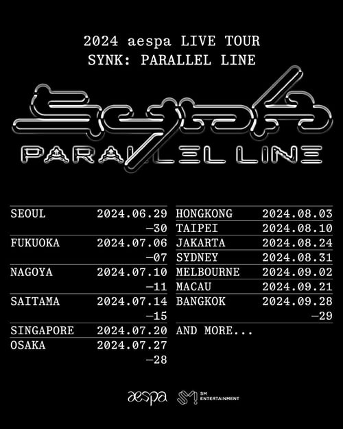 aespa台北演唱會2024：《aespa LIVE TOUR - SYNK : Parallel Line - Taipei》