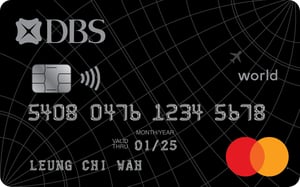 DBS Blackworld mastercard