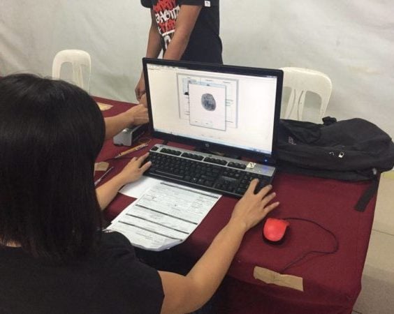 comelec registration - biometrics capture
