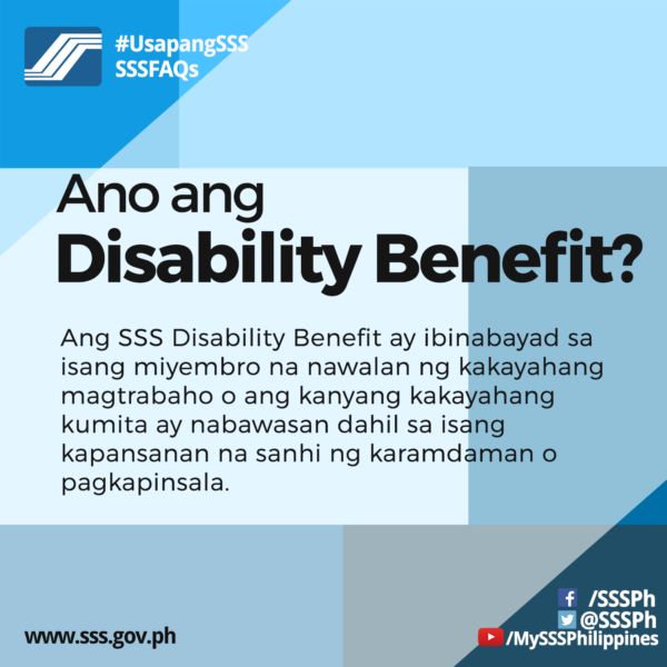 What is SSS Disability Benefit | MoneyMax.ph