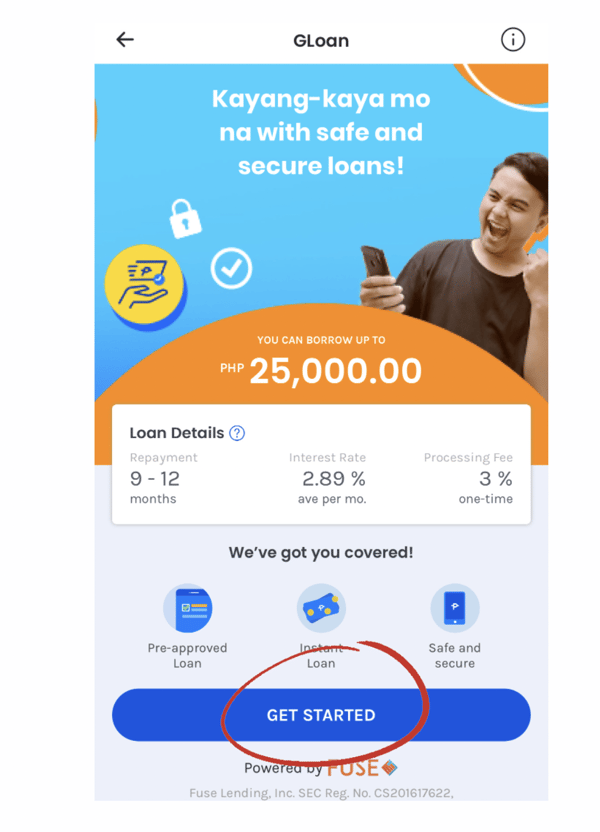 gcash loan - get started gcash loan - get started