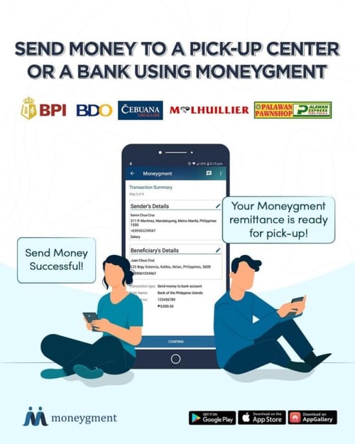 Moneygment App Guide - How to Send Money