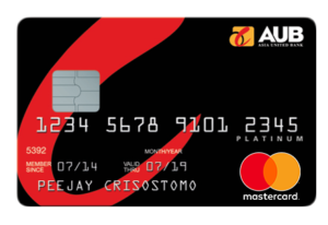 AUB Platinum Mastercard Review - Credit card features
