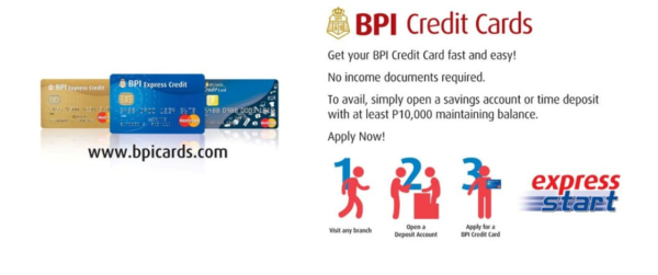 secured credit card from BPI