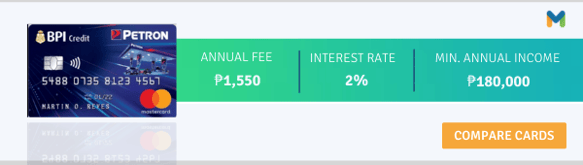 best travel credit card in the Philippines - Petron-BPI Mastercard best travel credit card in the Philippines - Petron-BPI Mastercard