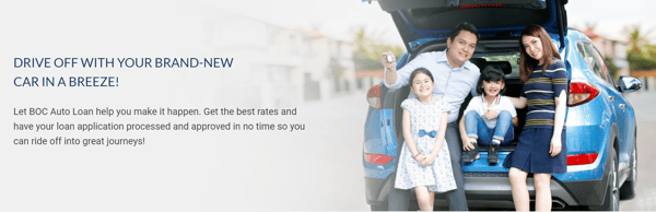 best bank for a car loan in the philippines - bank of commerce
