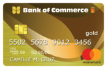 bank of commerce gold mastercard