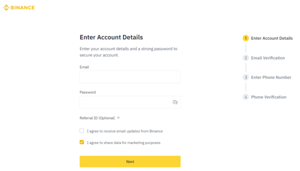 how to use Binance - how to register in binance binance tutorial for beginners - how to register in binance
