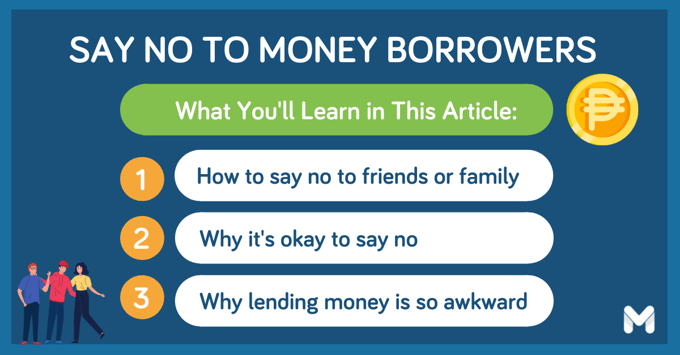 ow to say no when someone asks to borrow money l Moneymax