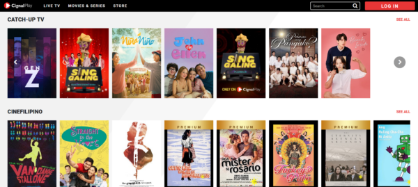 sites to watch filipino movies - Cignal Play