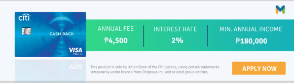 best credit cards in the philippines - citi cash back card best credit cards in the philippines - citi cash back card