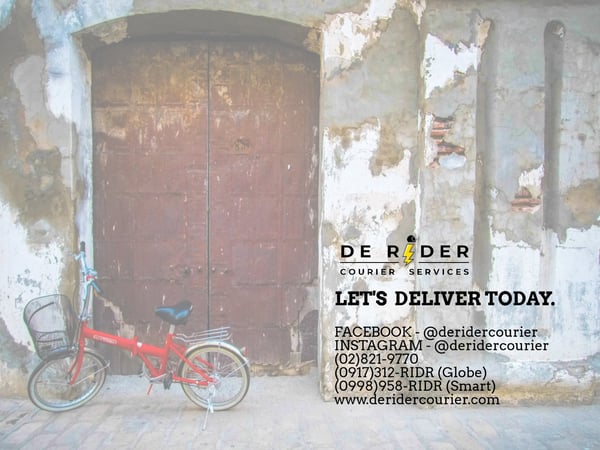 courier services in the philippines - De Rider Courier Services courier services in the philippines - De Rider Courier Services