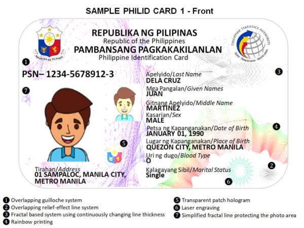 Sample National ID Card | MoneyMax.ph