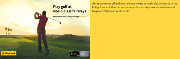 maybank credit card promo - golf maybank credit card promo - golf