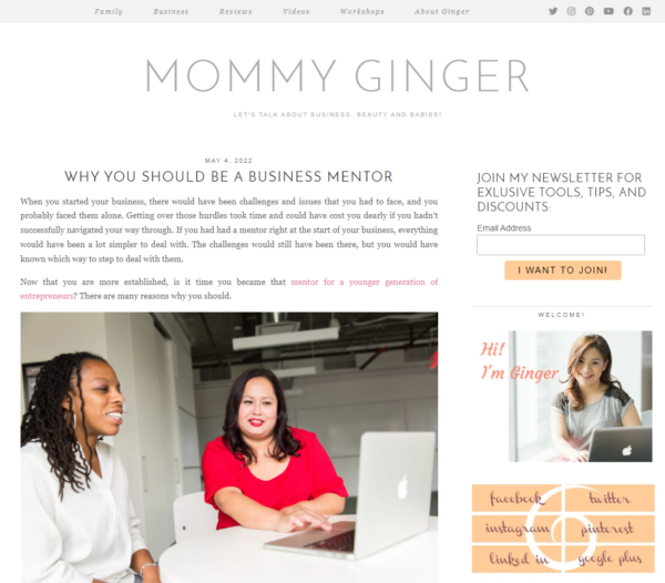 mommy bloggers in the philippines - Ginger Arboleda of Mommy Ginger