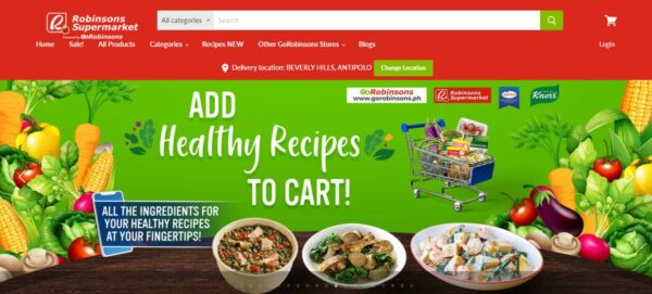Online Grocery Delivery in the Philippines - GoRobinsons