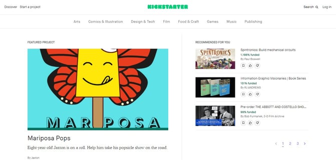 crowdfunding sites Philippines - Kickstarter