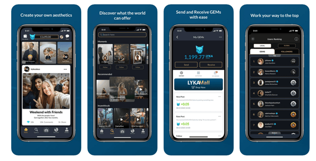LYKA App features LYKA App features